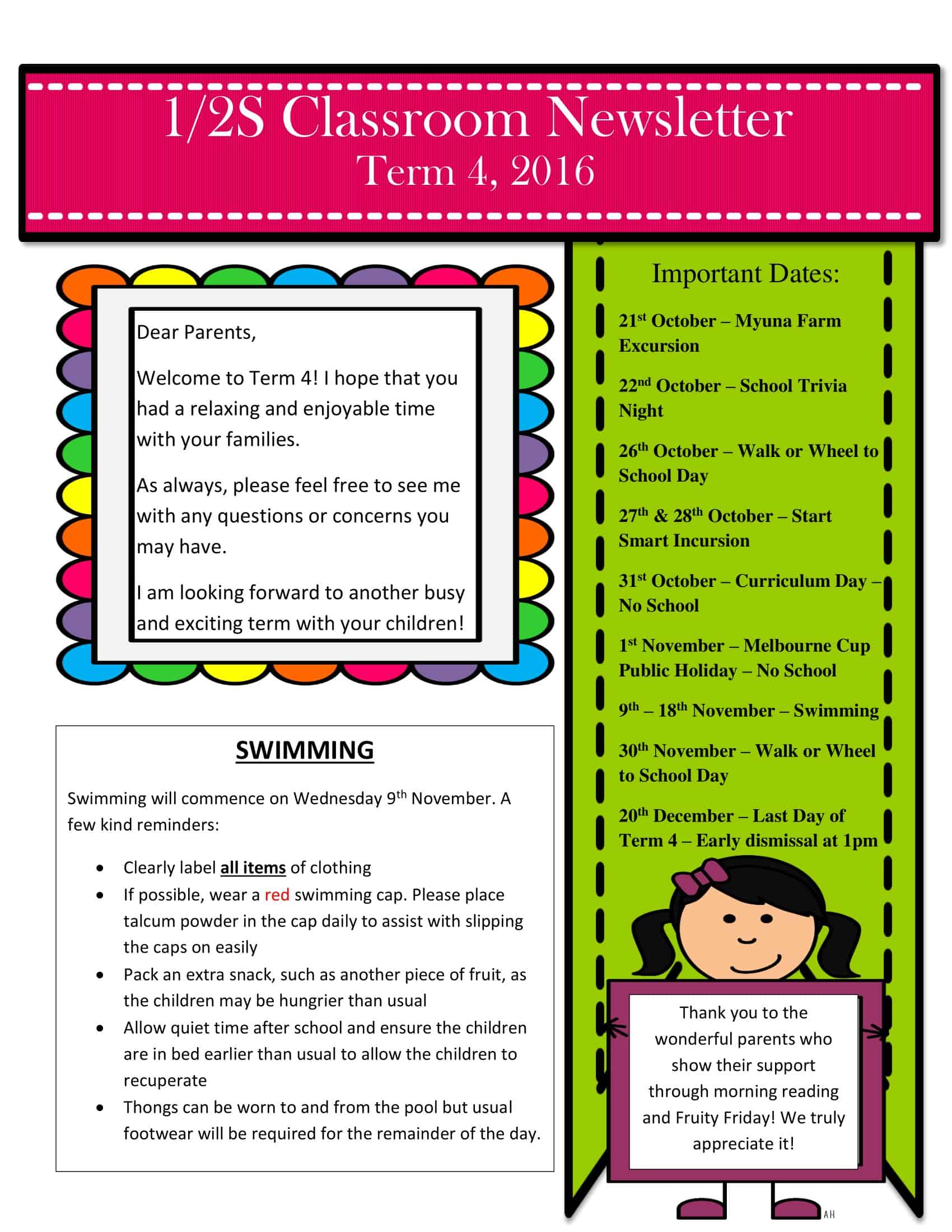 Free Printable Classroom Newsletter Templates Word Editable Free Printable Classroom Newsletter Templates Word Editable