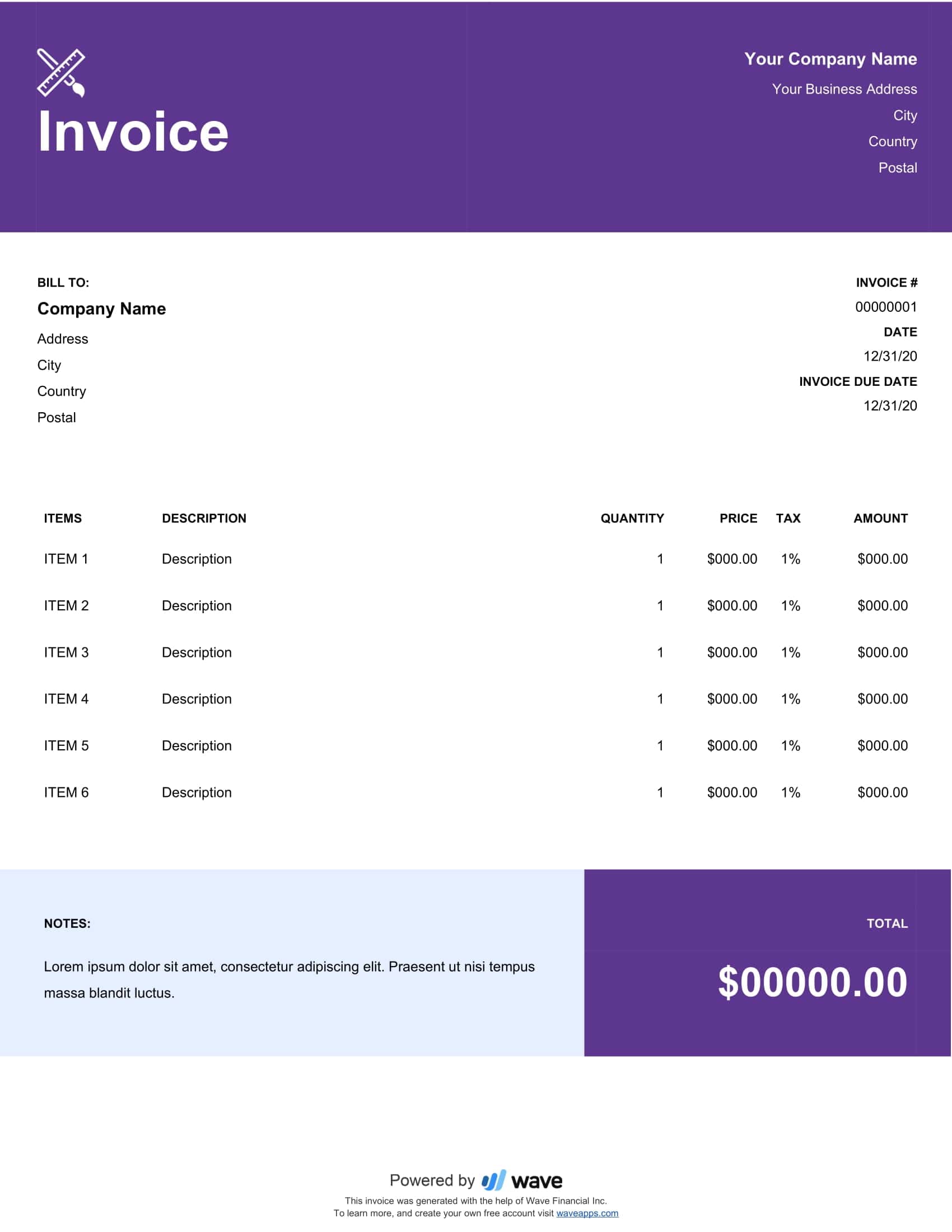 Blank Graphic Design Invoice Blank Graphic Design Invoice
