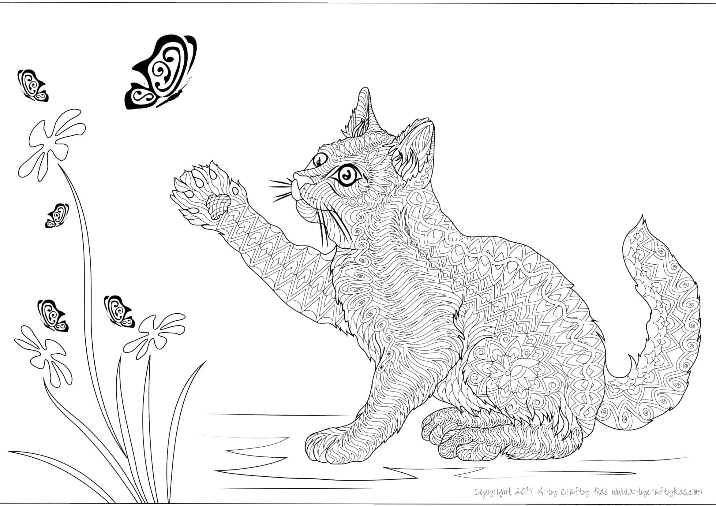 Cat Coloring Pages Printable Word Cat Coloring Pages Printable Word