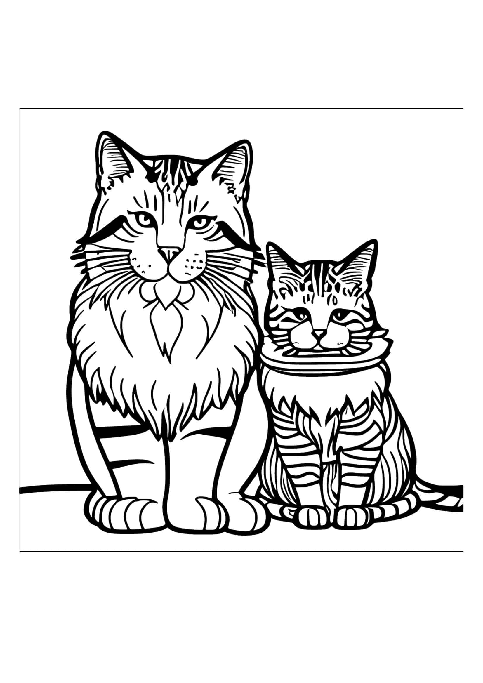 Cat Coloring Pages Word Cat Coloring Pages Word