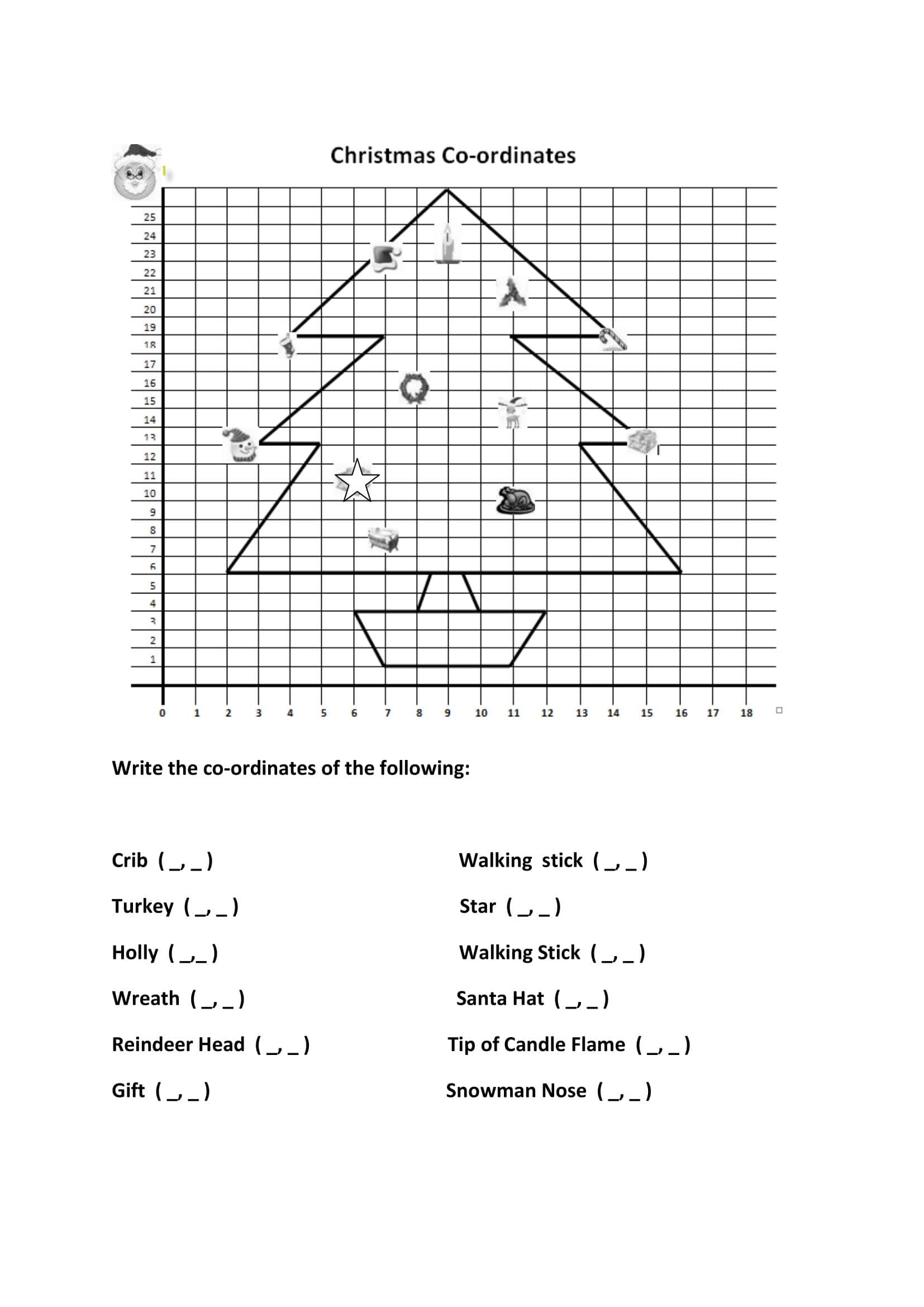 Christmas Worksheet Blank Template Christmas Worksheet Blank Template