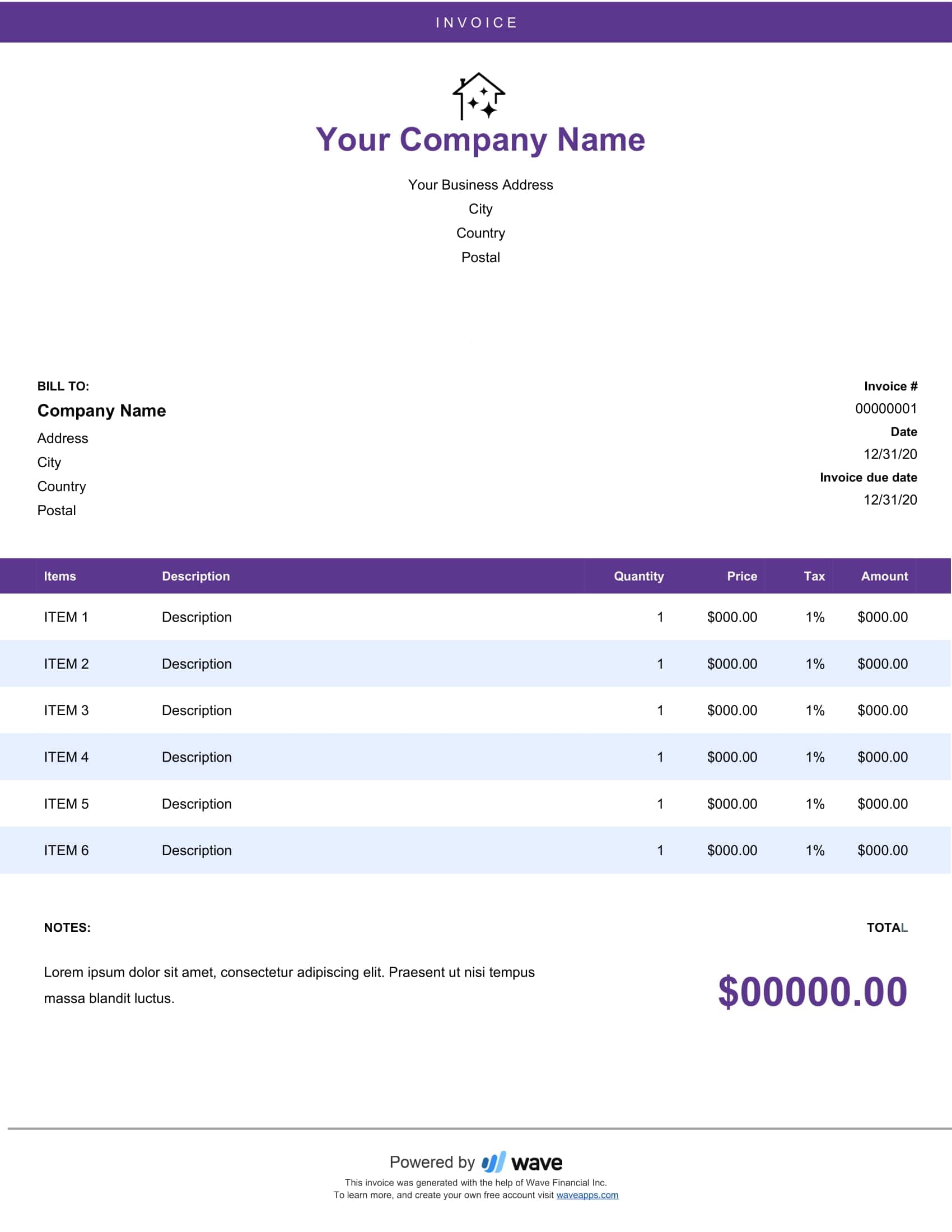 Cleaning Invoice Template Cleaning Invoice Template