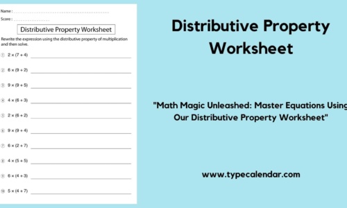 Free Printable Distributive Property Worksheet Templates [Answers]