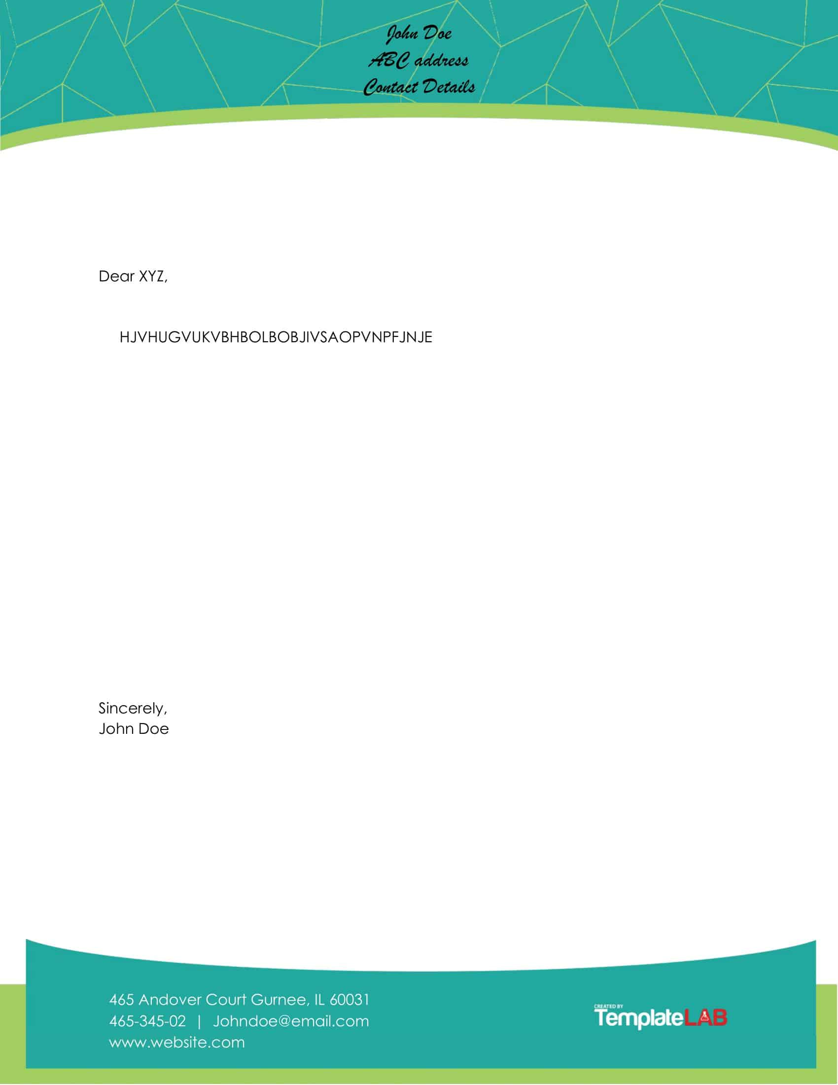 Download Blank Personal Letterhead Download Blank Personal Letterhead