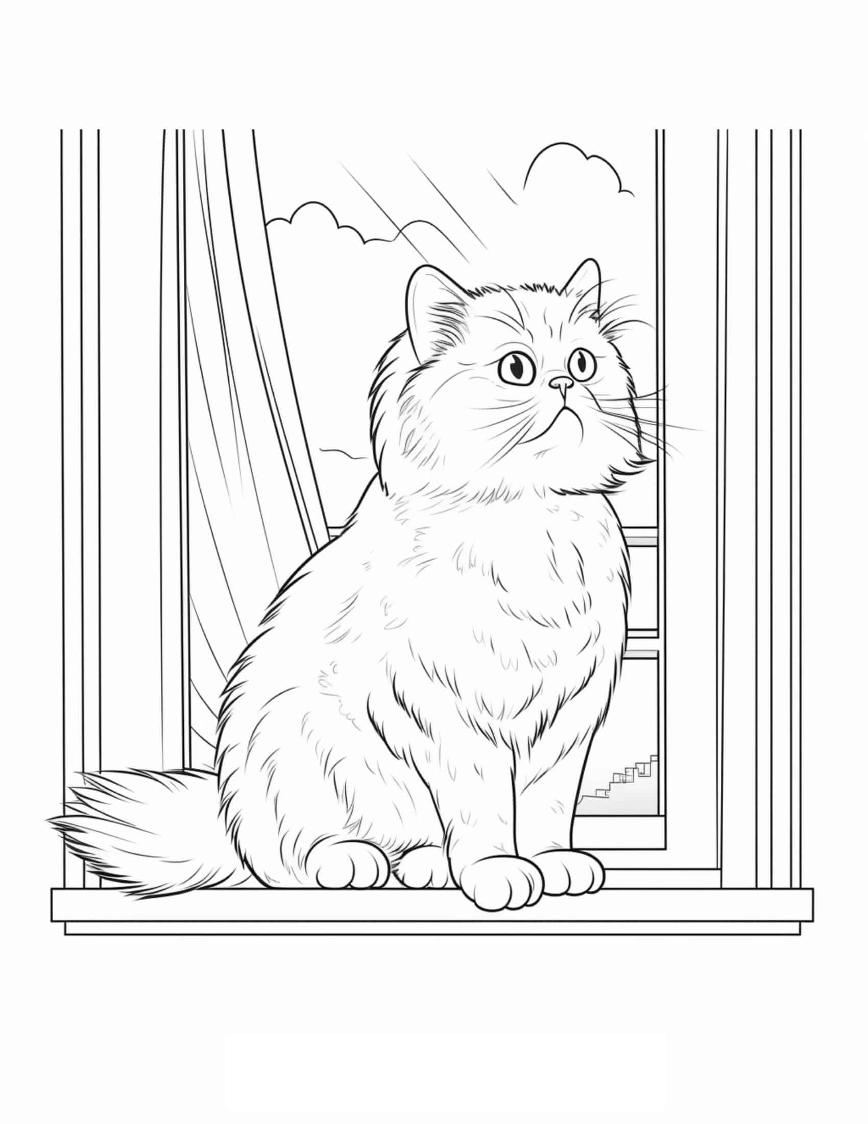 Download Free Cat Coloring Pages Download Free Cat Coloring Pages