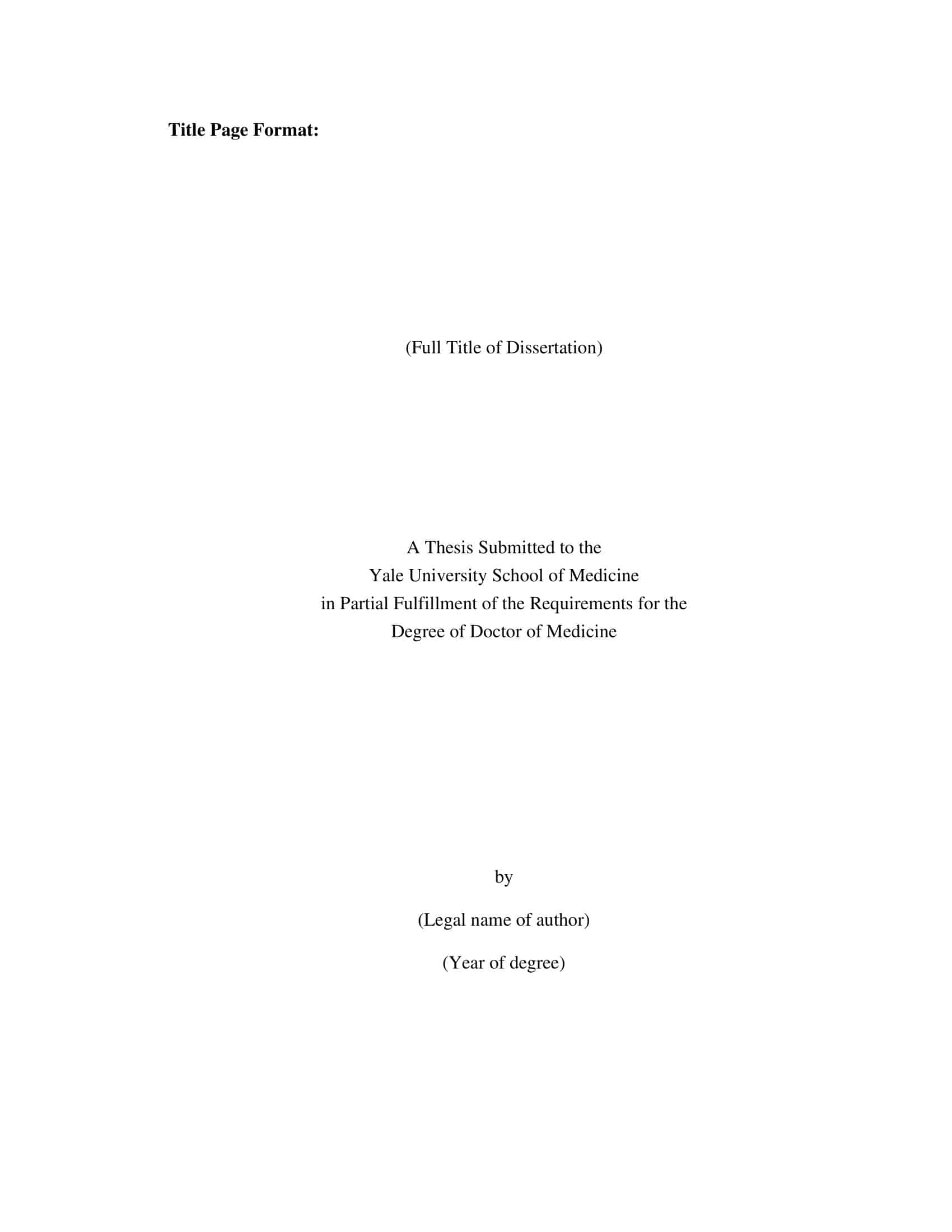 Free Printable Title Page Templates [Word, PDF] APA, MLA