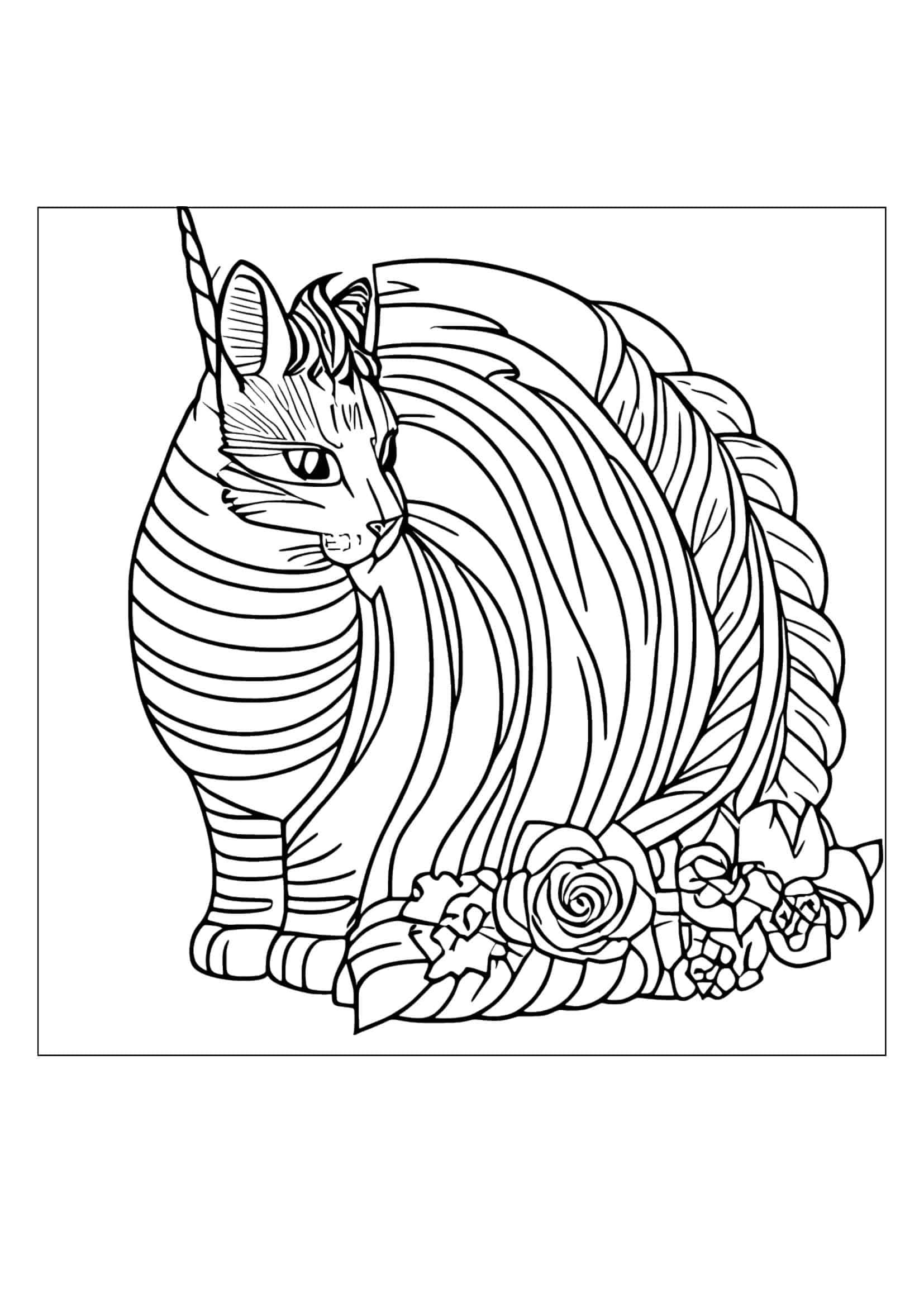 Editable Sample Cat Coloring Pages Editable Sample Cat Coloring Pages