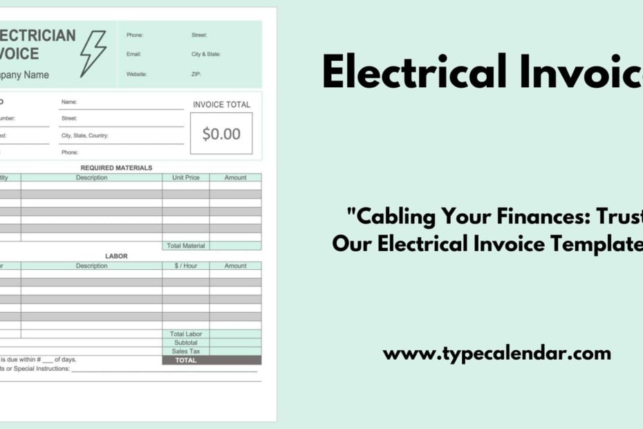 Electrical Invoice
