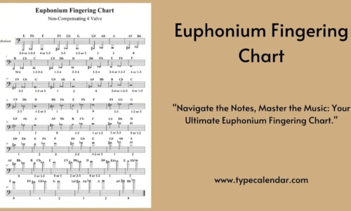 Free Printable Euphonium Fingering Charts [PDF]