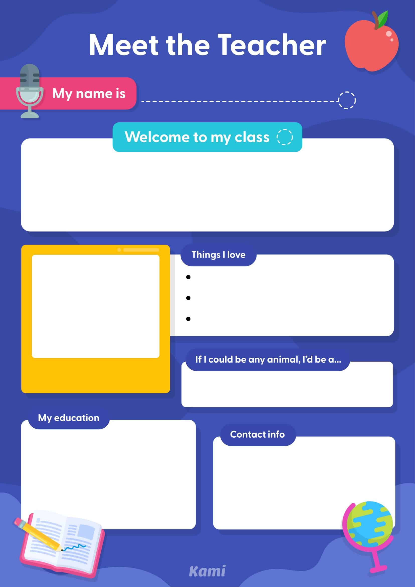 Example Excel Meet The Teacher Template Example Excel Meet The Teacher Template