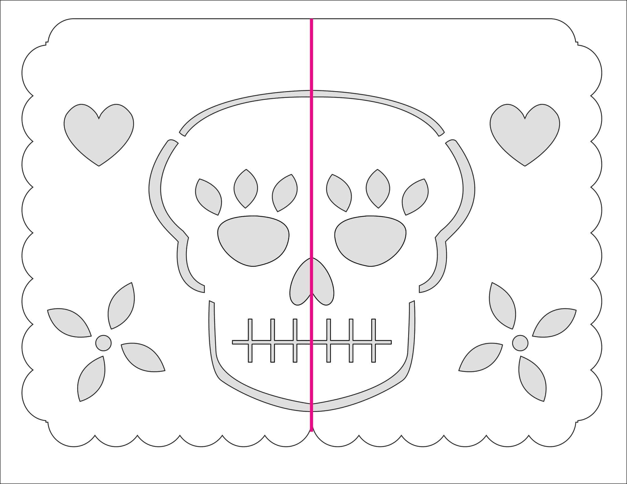thumbnail image 2 of Mini Mexican Papel Picado Banner In Light Pink (5 Pack 2 of 14