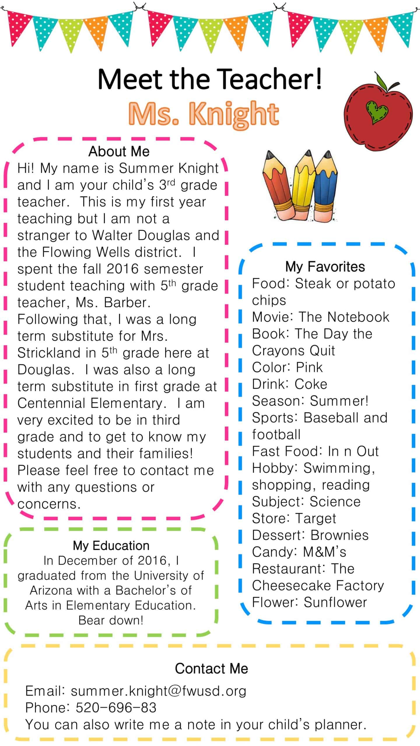 Excel Editable Meet The Teacher Template Excel Editable Meet The Teacher Template
