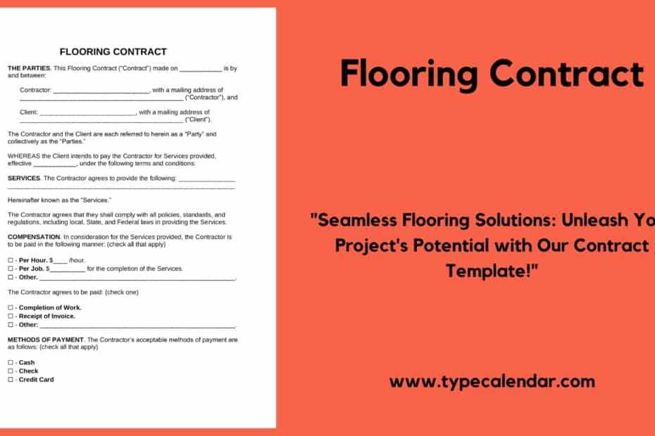 Flooring Contract