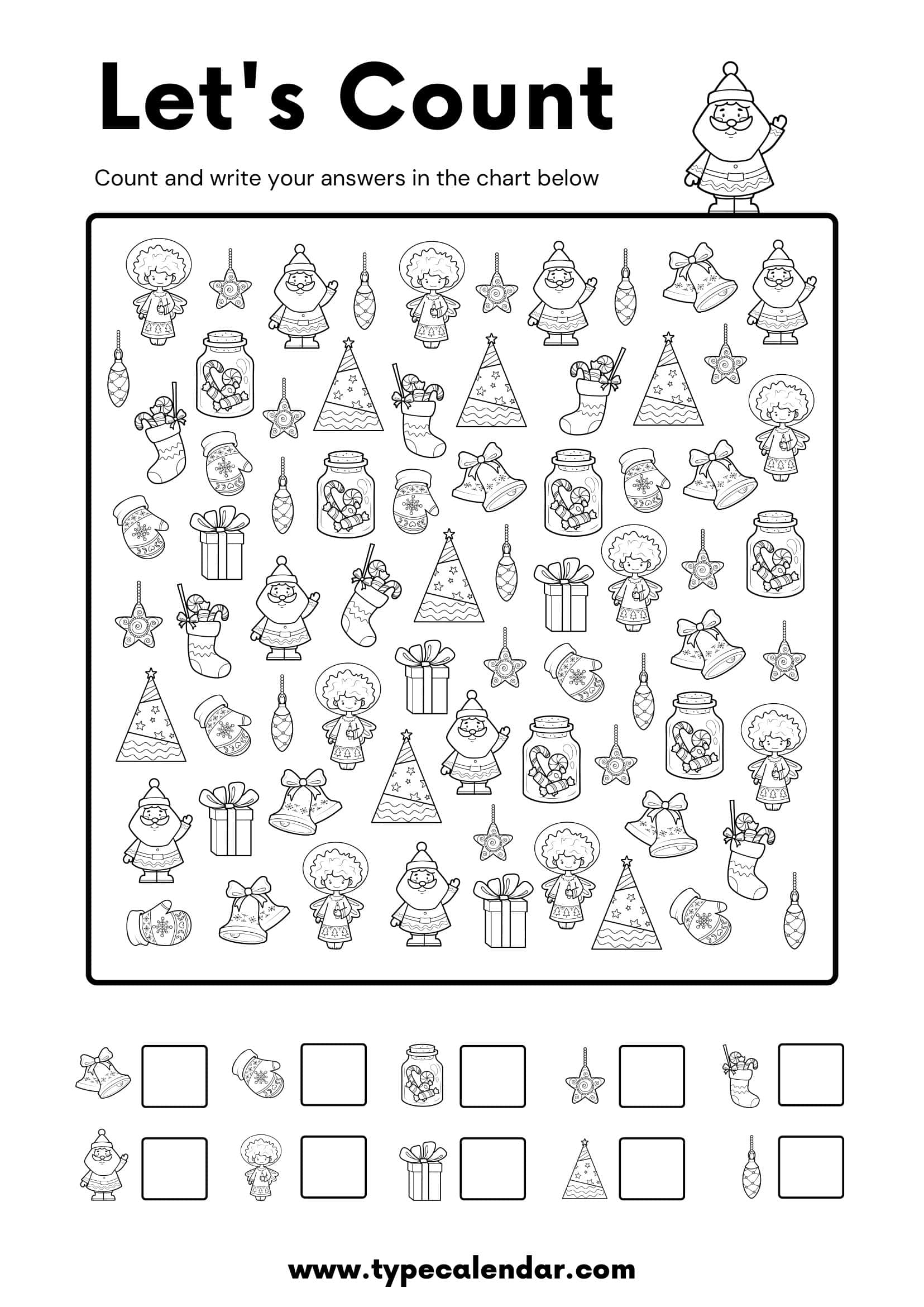 free printable christmas worksheets templates [preschool
