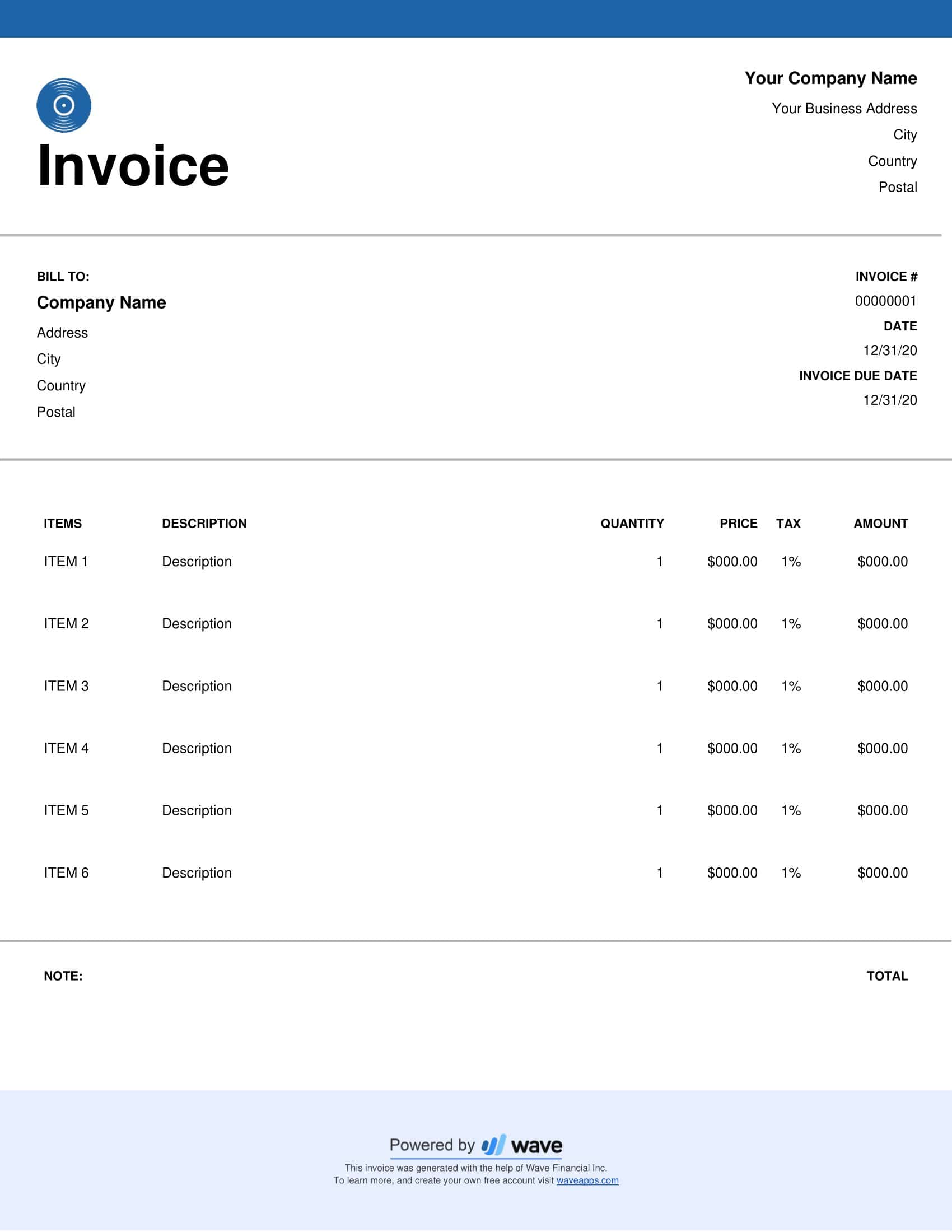 Free DJ Invoice Free DJ Invoice