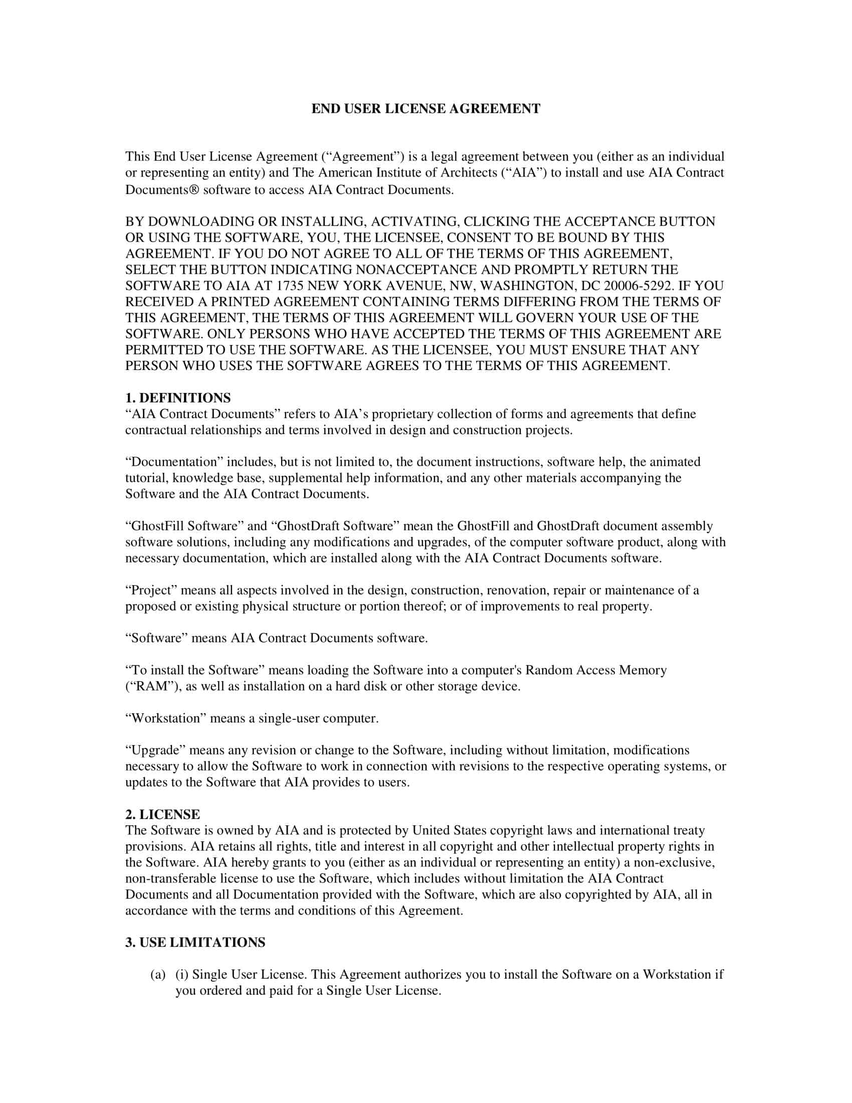 Free Download End User License Agreement Free Download End User License Agreement