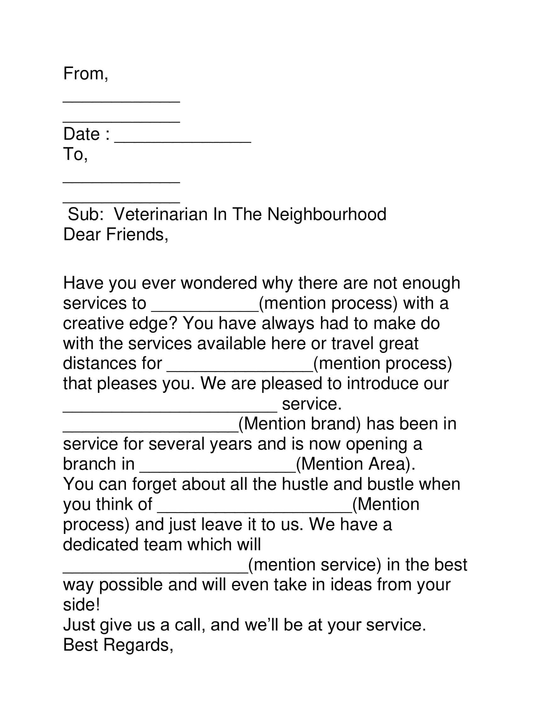 Free Download Marketing Letter Template Free Download Marketing Letter Template