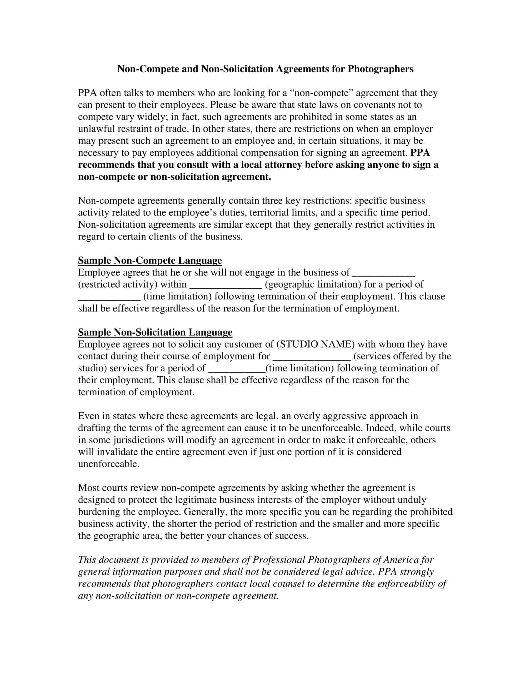 Free Download Non Solicitation Agreement Free Download Non Solicitation Agreement