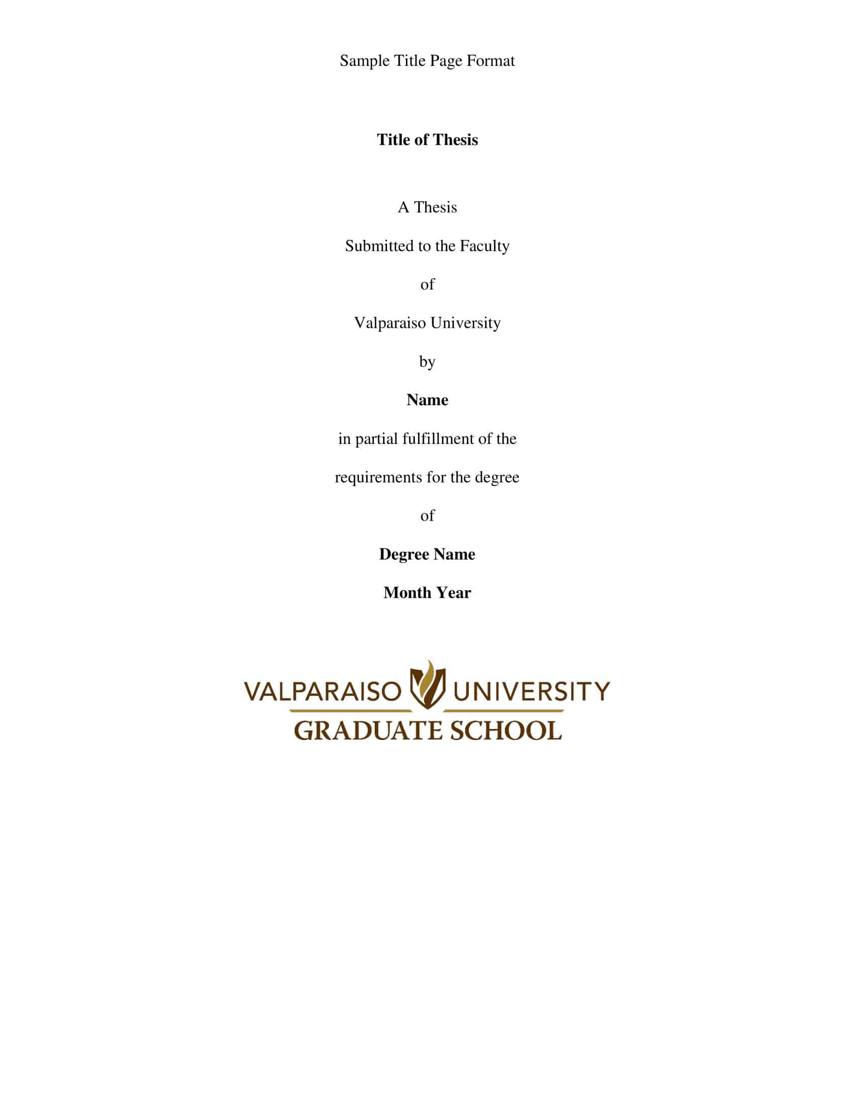 Free printable title page templates word pdf apa mla