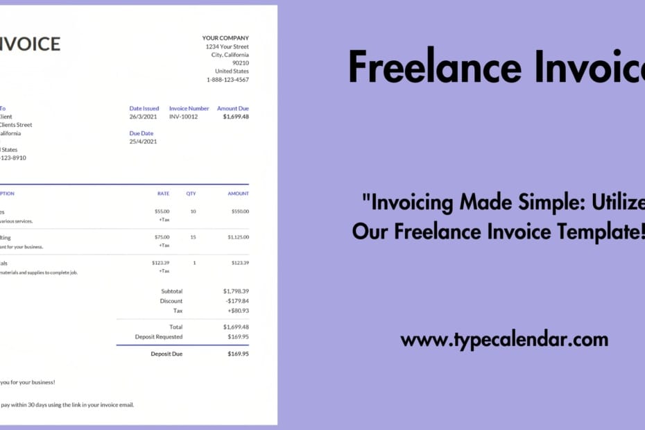 Freelance Invoice