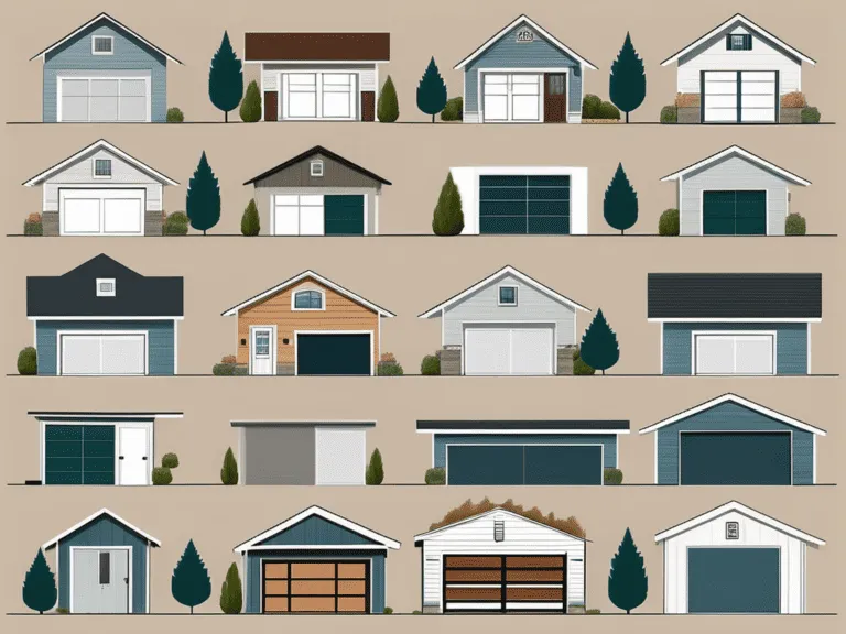 Free Printable Garage Door Sizes Chart Templates [PDF] / Inches