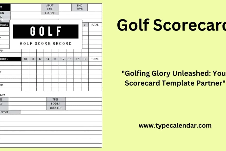 Golf Scorecard