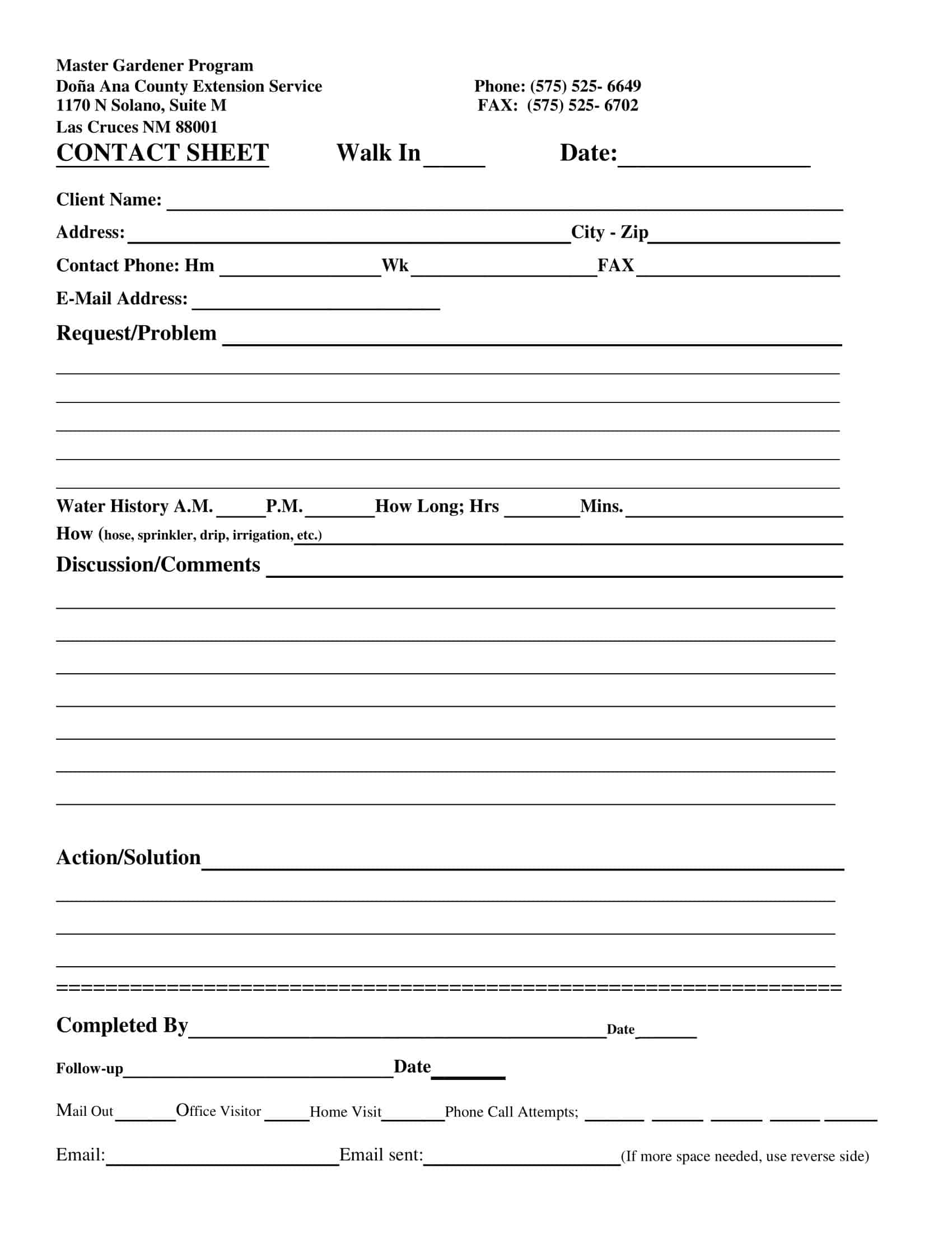 Free Printable Contact Sheet Templates Excel Word PDF Free Printable Contact Sheet Templates Excel Word PDF