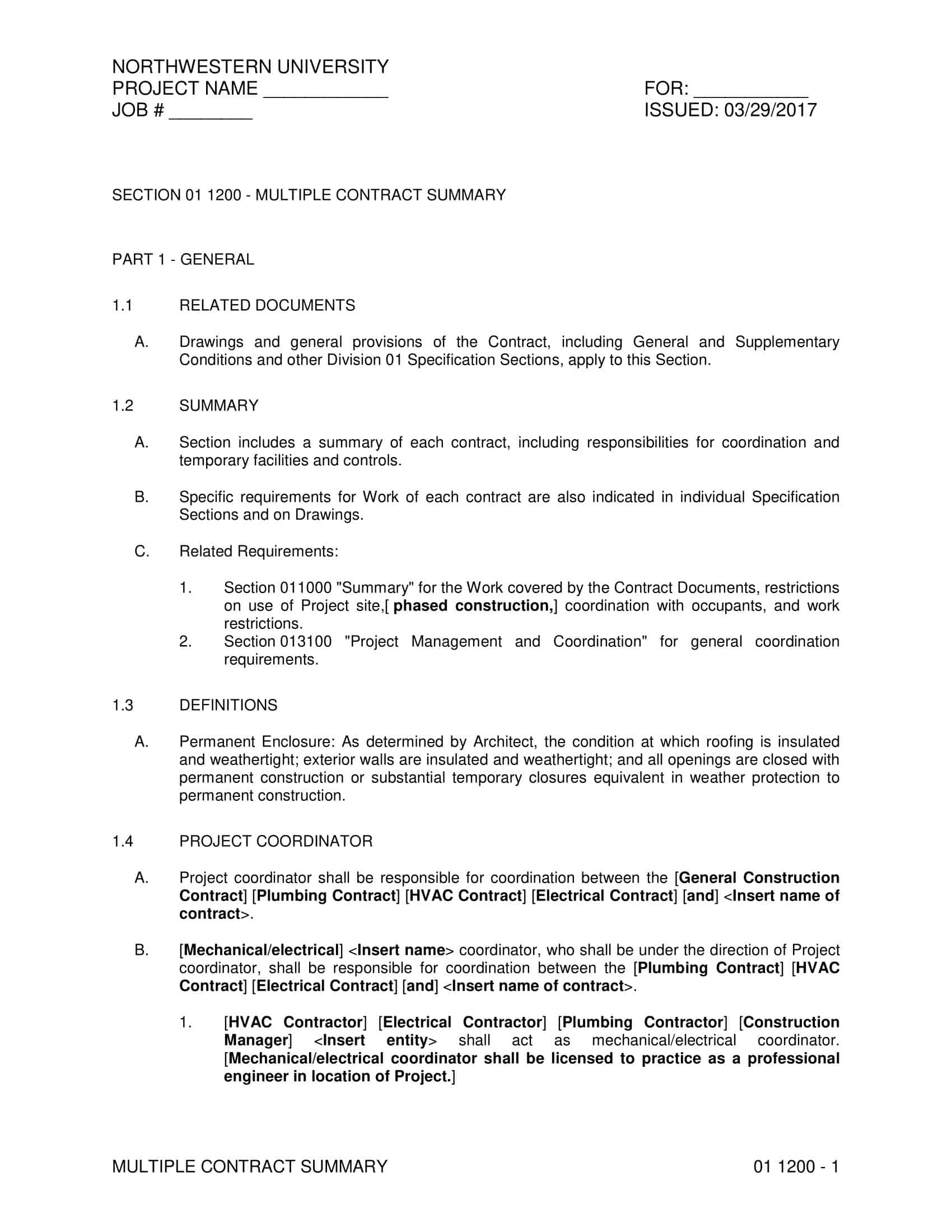 PDF Download HVAC Contract PDF Download HVAC Contract