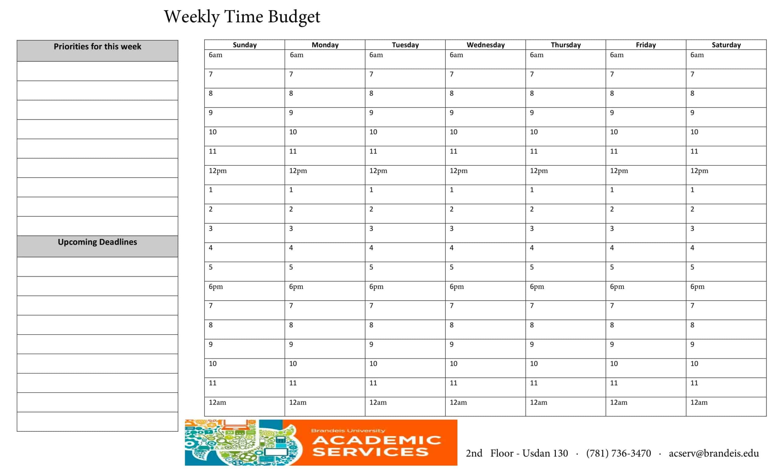 PDF Weekly Budget PDF Weekly Budget