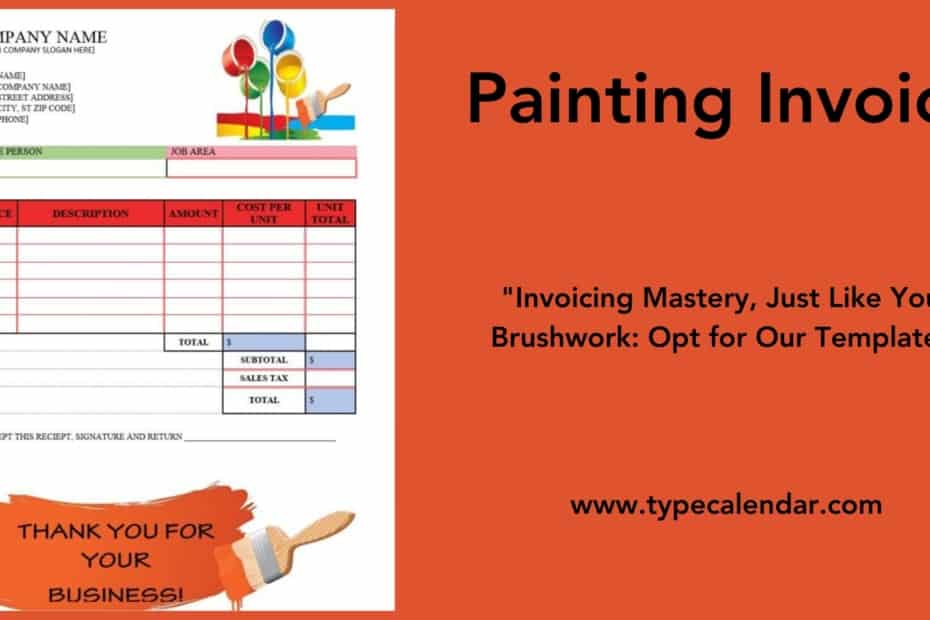 Painting Invoice