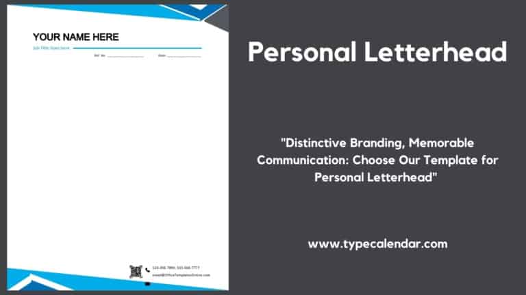 Free Printable Personal Letterhead Templates