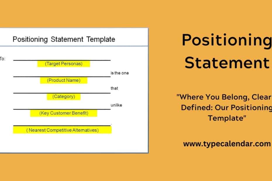 Positioning Statement