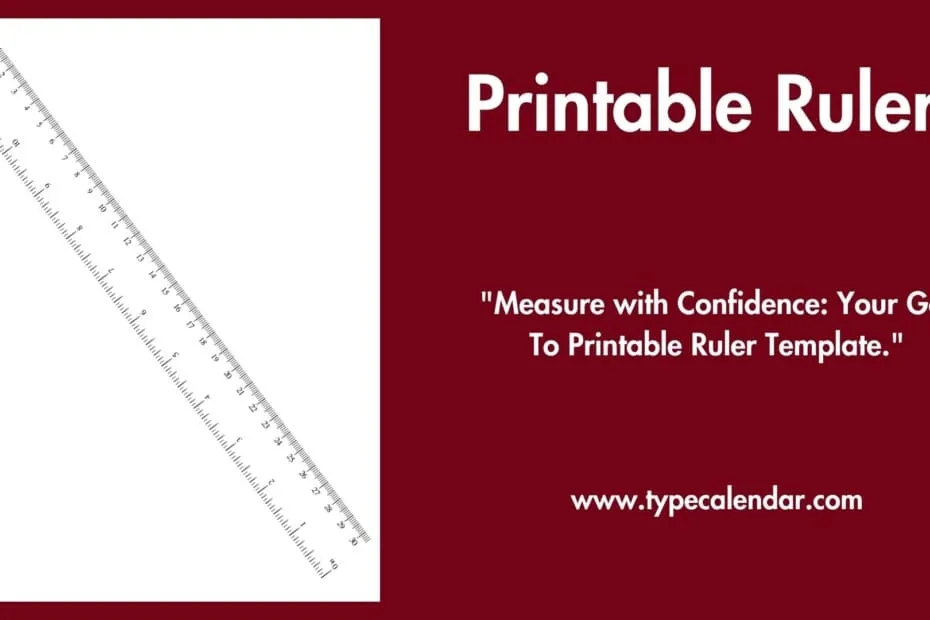 Printable Ruler