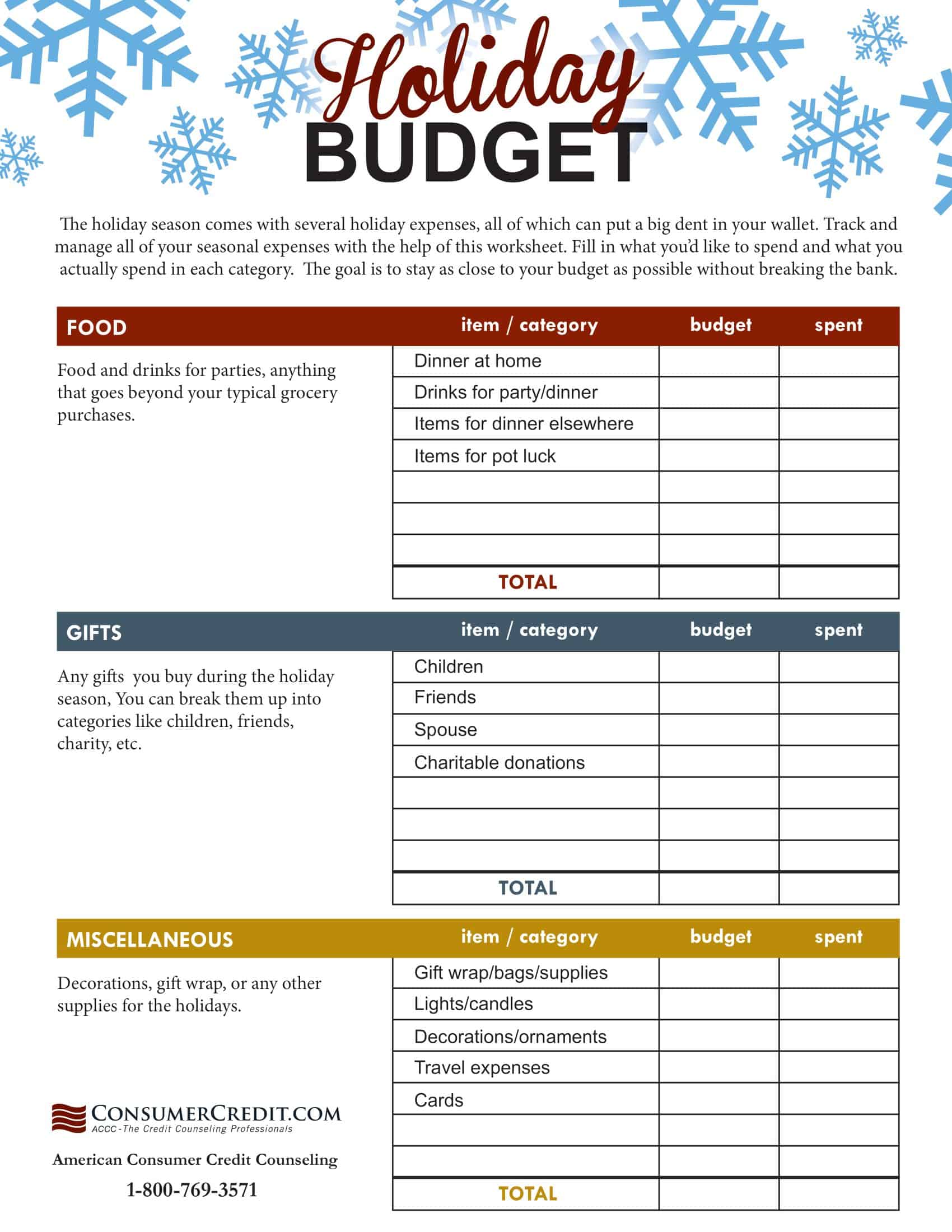 Printable Travel Budget Printable Travel Budget