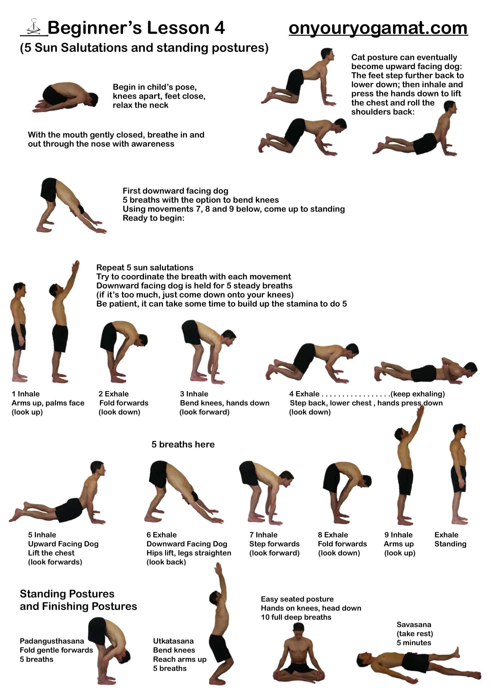 Free Printable Beginner Yoga Poses Pdf Infoupdate