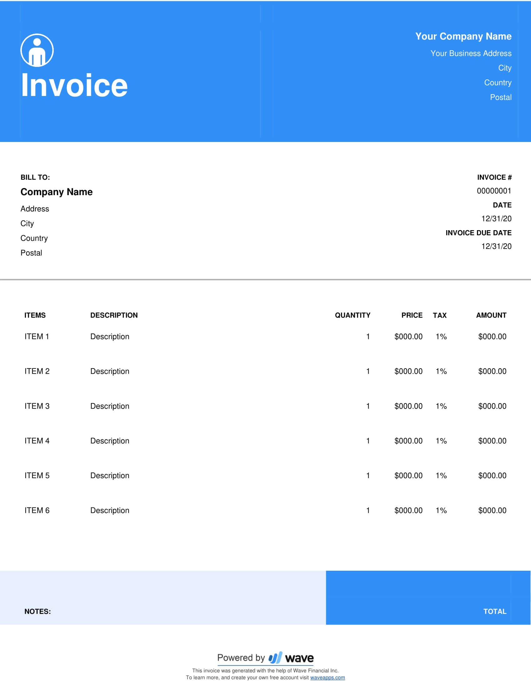 Self-Employed Invoice Blank Self-Employed Invoice Blank