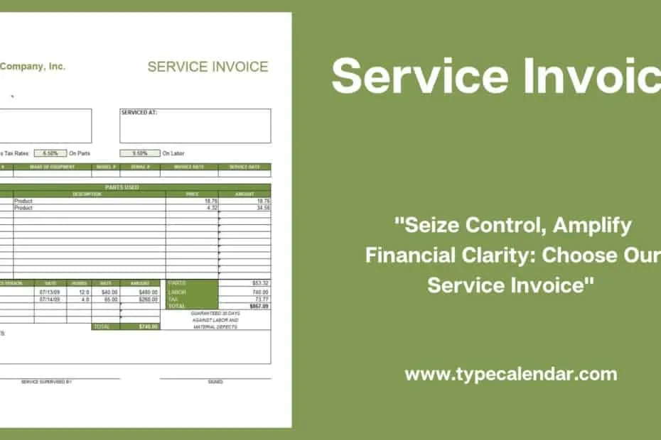 Service Invoice