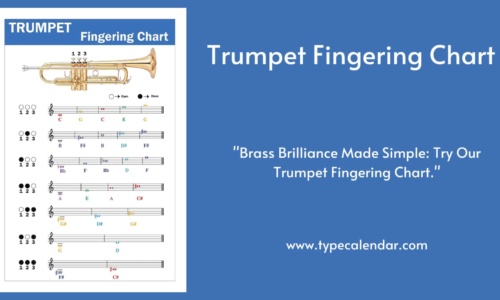 Free Printable Trumpet Fingering Chart [PDF] Sheet