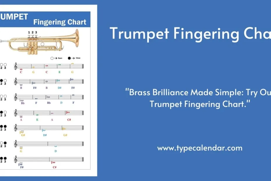 Trumpet Fingering Chart