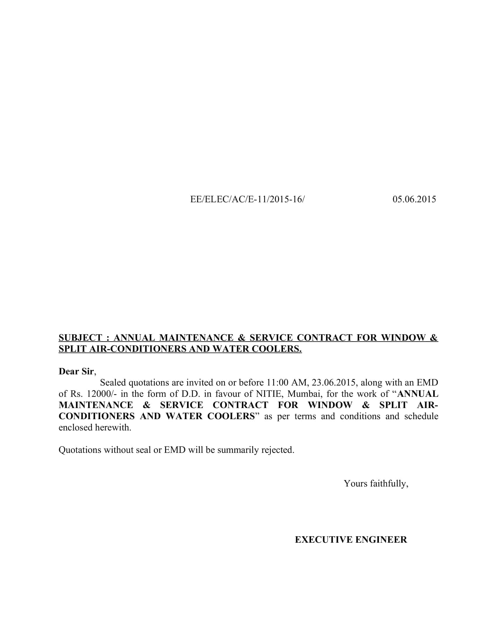 Word Example HVAC Contract Word Example HVAC Contract