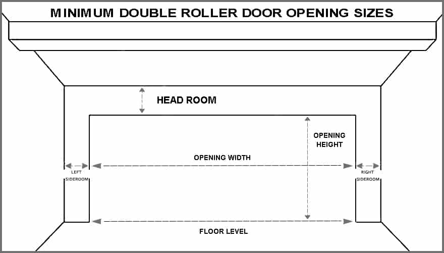 Word Garage Door Sizes Chart Word Garage Door Sizes Chart