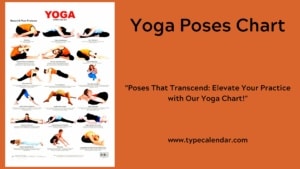 Free Printable Yoga Poses Charts With Names [Beginners 2 Or 3] PDF