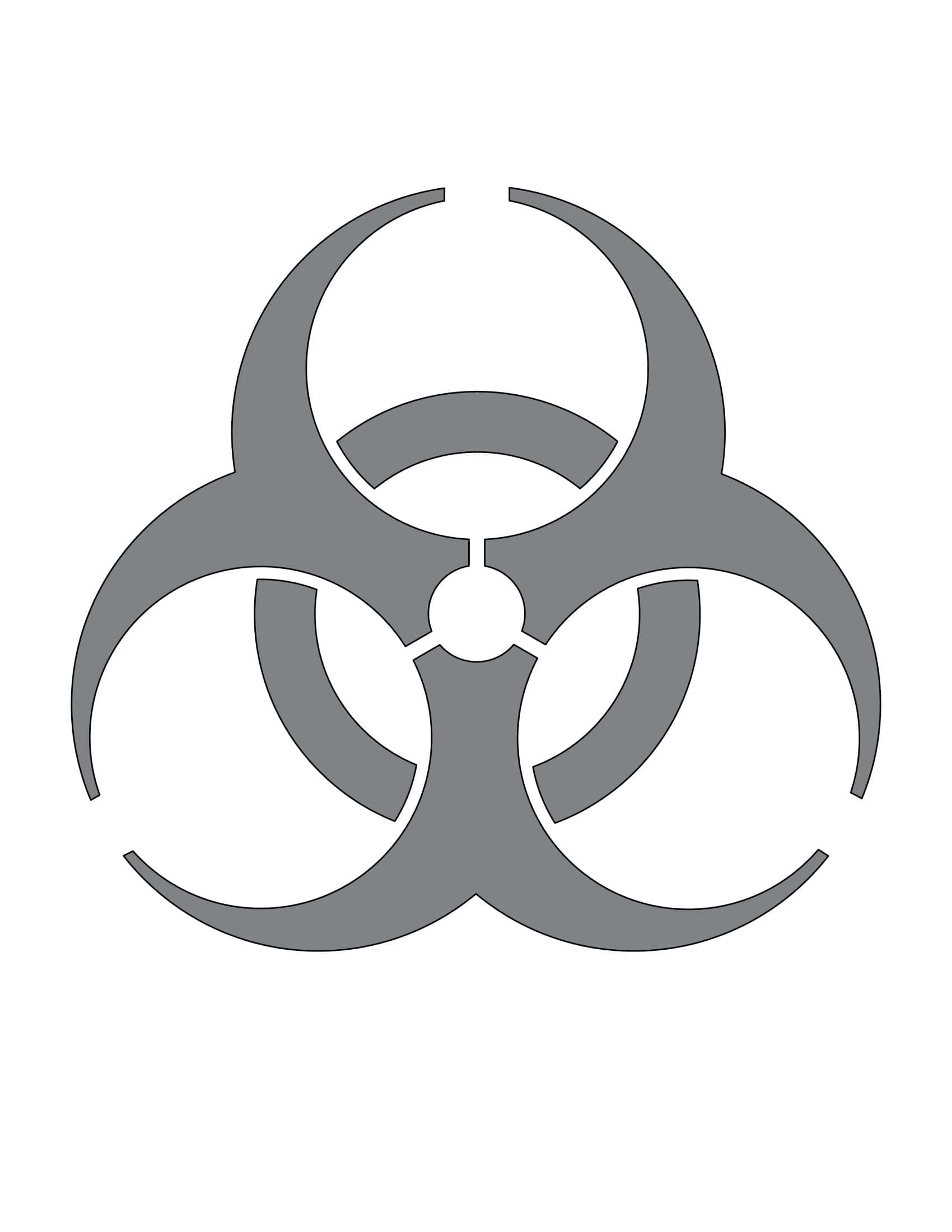 Free Printable Biohazard Sign Templates PNG PDF Colors Labels Free Printable Biohazard Sign Templates PNG PDF Colors Labels