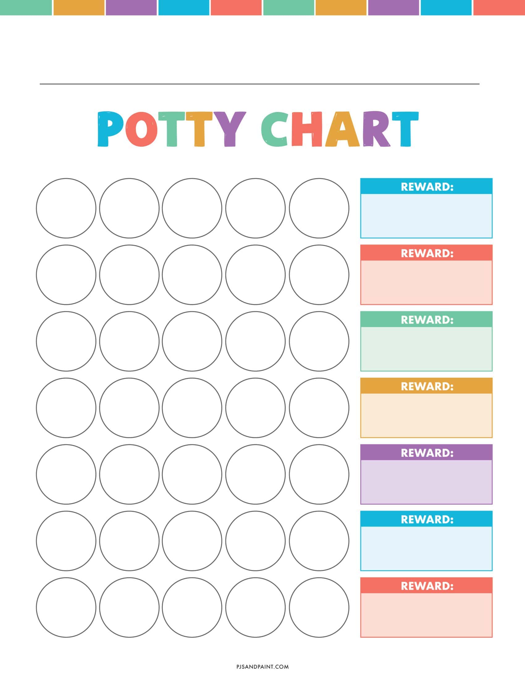 Free Printable Potty Training Chart Image To U Free Printable Potty Training Chart Image To U