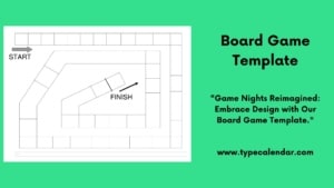 Free Printable Board Game Templates [PDF] Maker / DIY