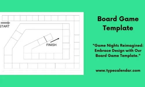 Free Printable Board Game Templates