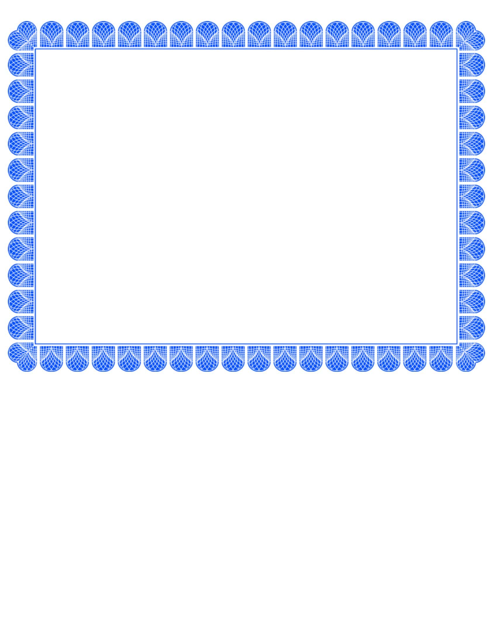 Certificate Border Template Word Certificate Border Template Word