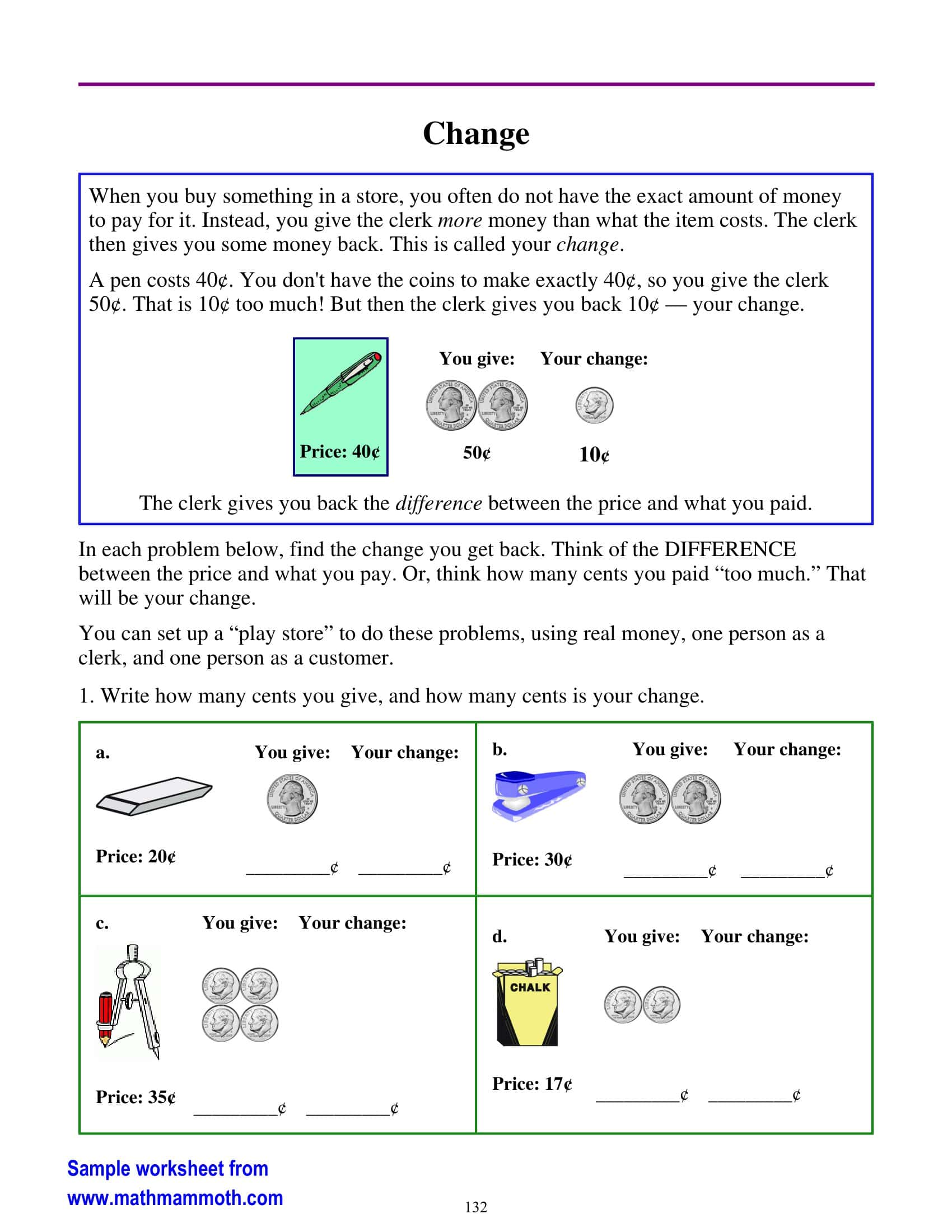 Free Printable Common Core Math Worksheets [PDF] Grade