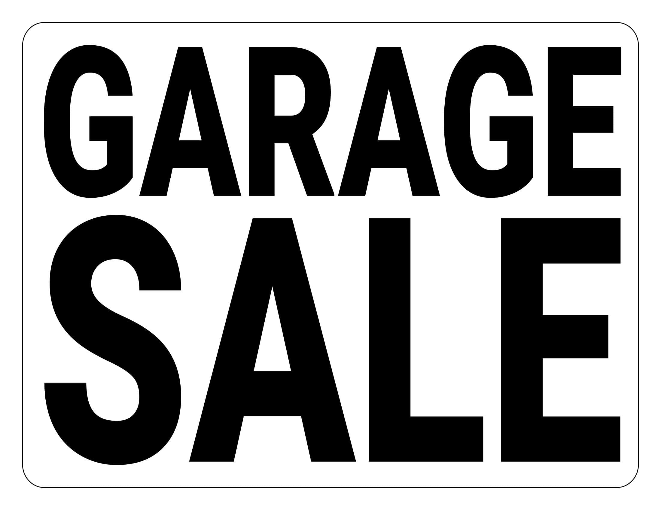 Free Printable For Sale Sign Templates PDF Word Yard Business Car Creative For Sale Sign Template