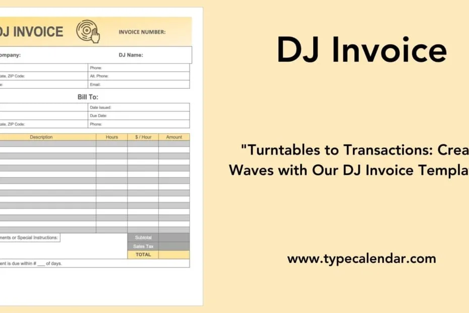 DJ Invoice